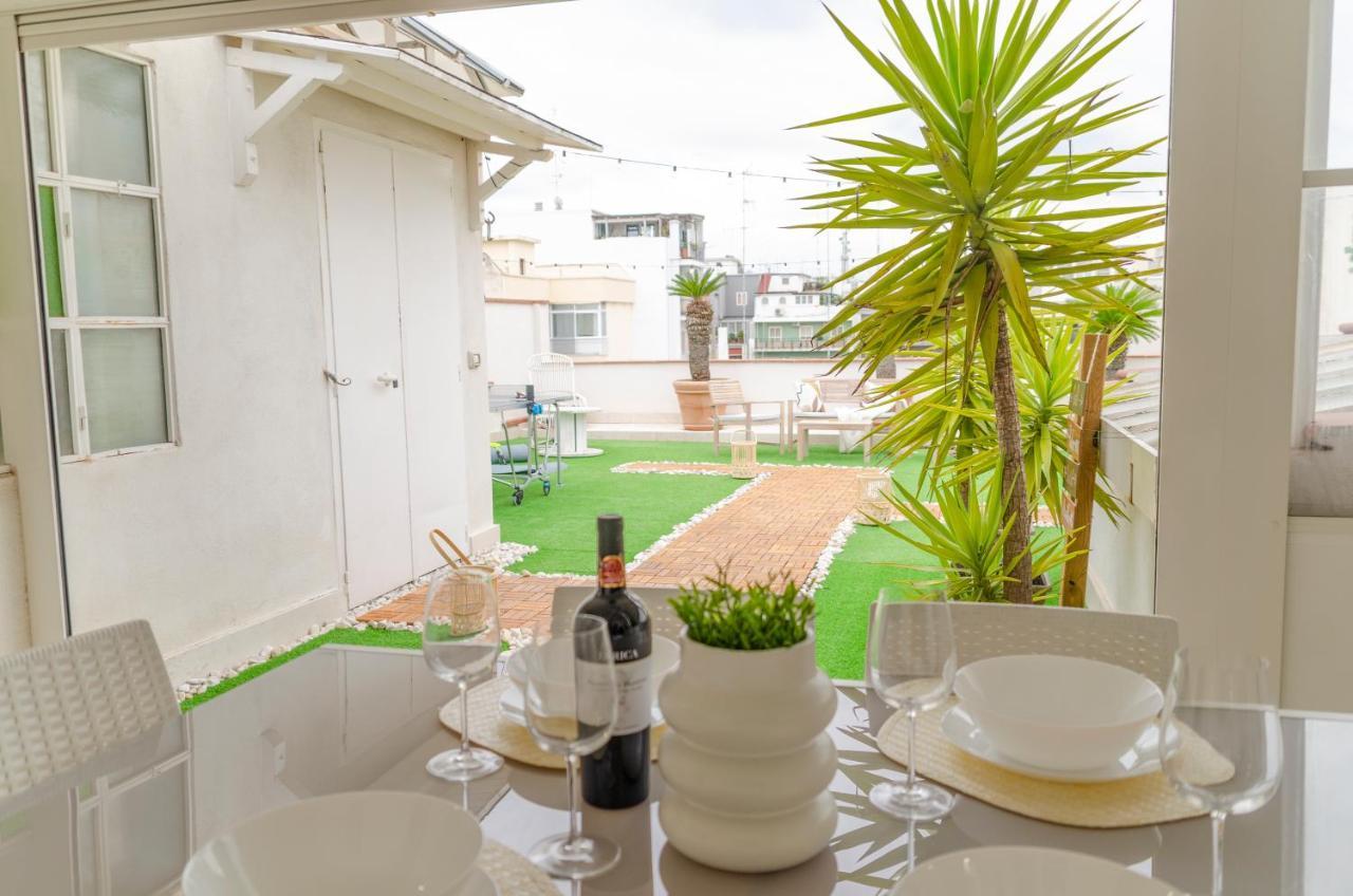 Apartamento Apulialux Private 100Mq Rooftop Oasis W Jacuzzi Bari Exterior foto