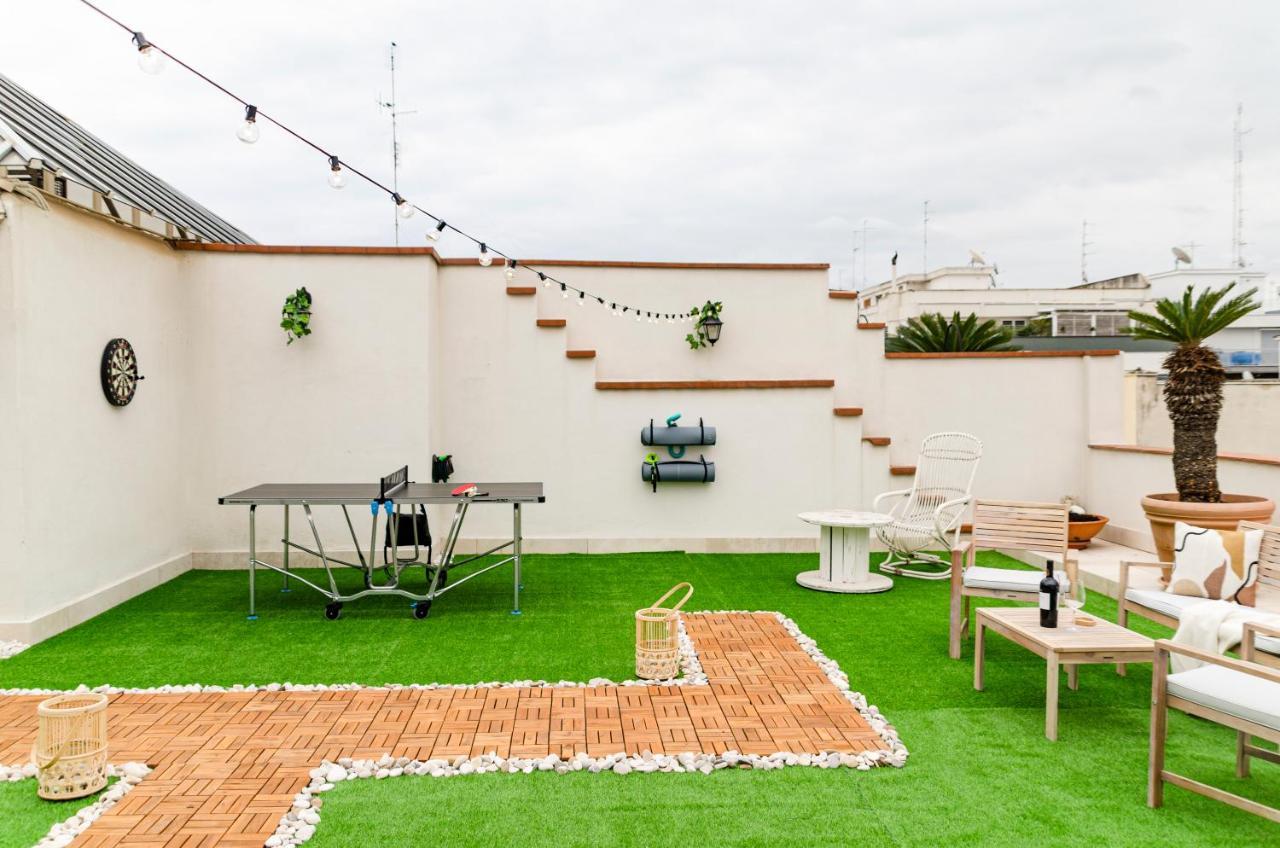 Apartamento Apulialux Private 100Mq Rooftop Oasis W Jacuzzi Bari Exterior foto