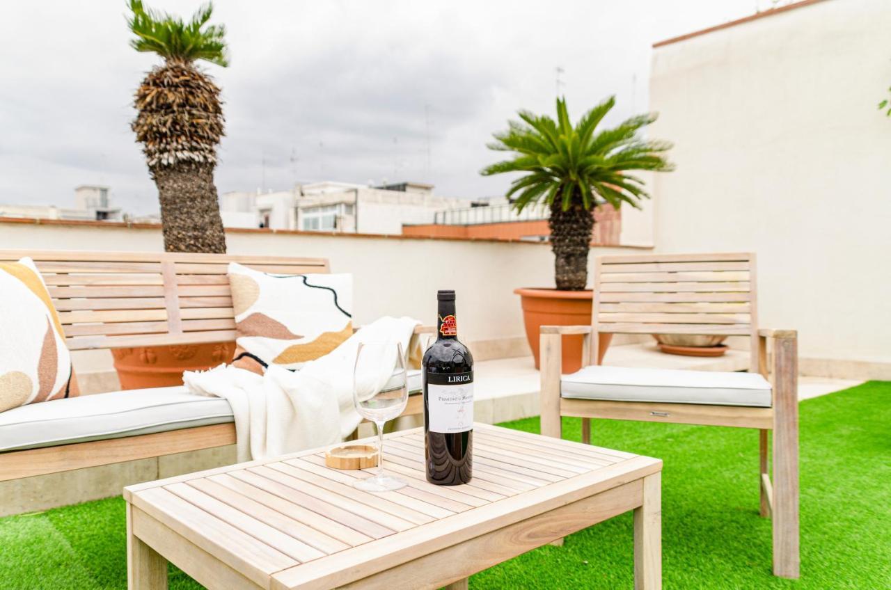 Apartamento Apulialux Private 100Mq Rooftop Oasis W Jacuzzi Bari Exterior foto